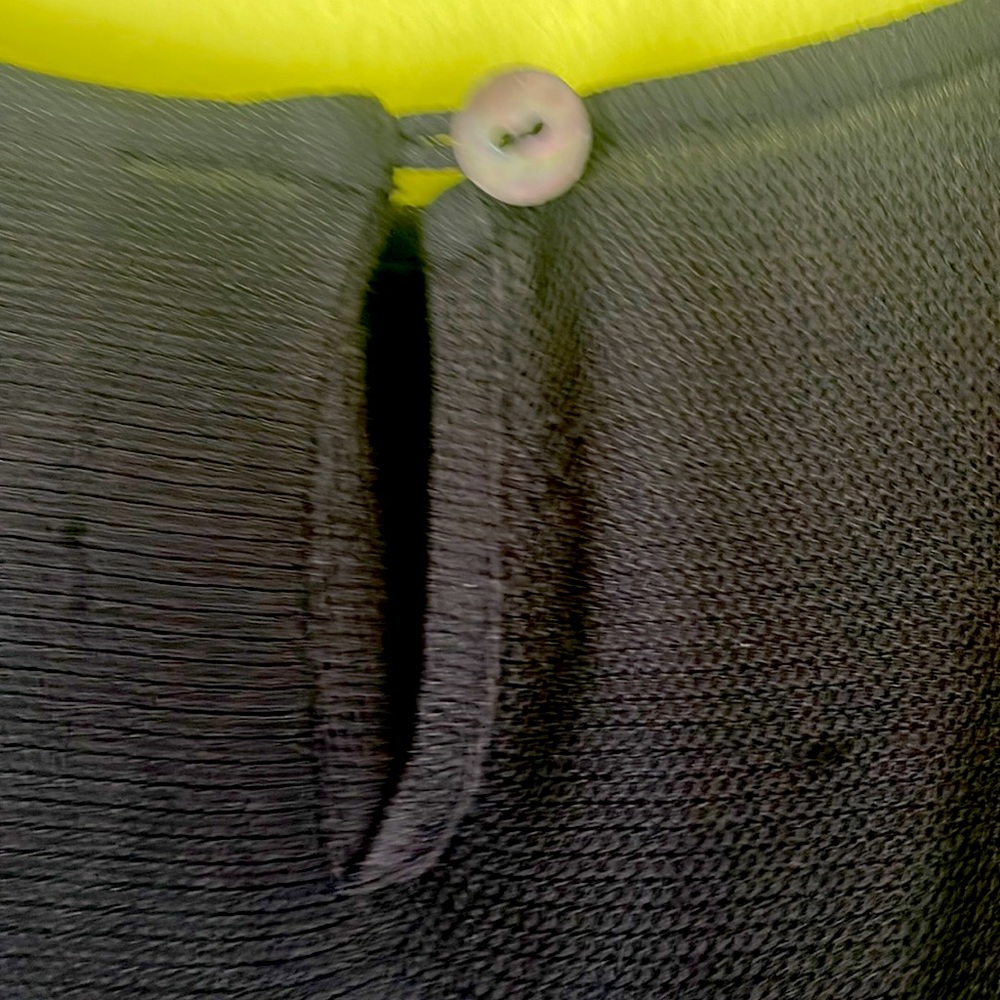 Eileen Fisher L Long Black Dress Vintage light Knit o/p $450 worn dry cleand - Picture 3 of 4